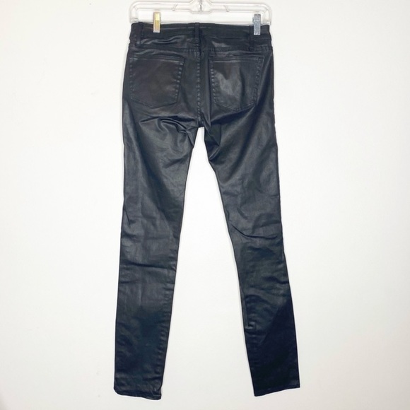 The Kooples Skin Black Skinny Coated Pants 25 - Picture 7 of 7